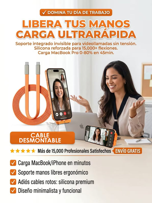 Kit Premium de Soporte + cable de carga rápida 240W™